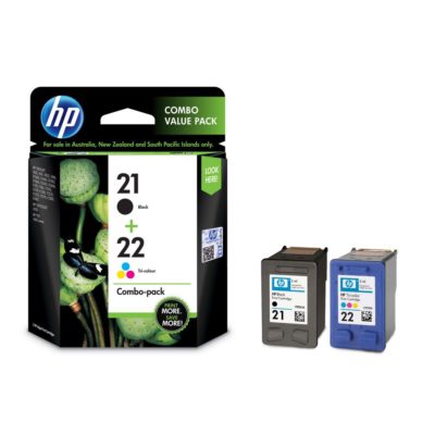 Hp 21/22 Combo Pack Black, Cyan, Magenta, Yellow Ink Cartridge (package 2 each)